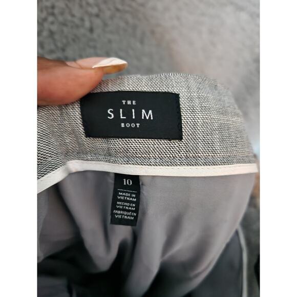 Black House White Market Slim Boot Pant Tweed Black/White 10 - Picture 3 of 7